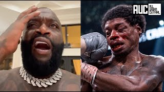 "His Eye Almost Came Out" Rick Ross Reacts To Terence Crawford Errol Spence KO