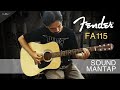 Gitar Akustik Fender Suara Mantap - Fender FA115