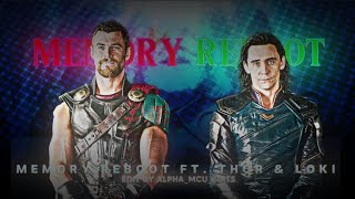 || MEMORY REBOOT X THOR & LOKI || 😈💯  | 4K STATUS || HULK EDITS ||#Thor #Loki #marvel #viralvideo