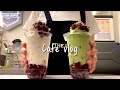 (Eng)🙋🏻‍♀️🍧Would you like a cup of red bean bingsu?🍧🙋🏻‍♀️ / cafe vlog