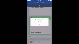 Workflow.app - Random Math Problem Generator