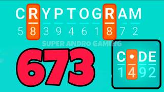 CRYPTOGRAM 673