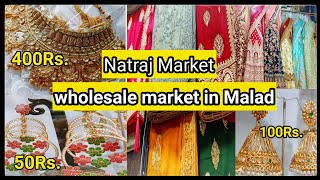 Cheapest jewellery market in Malad West l Natraj market l #shoppingmarket #jewellerymarket