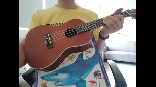 Baby Shark Ukulele tutorial 一首有名的英文兒歌  烏克麗麗教學