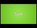 sue meaning