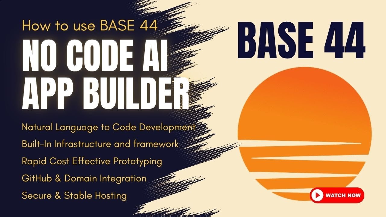 How To Use Base 44 Tutorial In Ai App Development Youtube