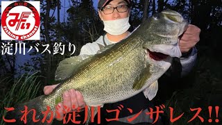 【淀川バス釣り】これが巻いて釣る淀川ゴンザレス‼️