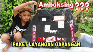 Unboxing Paket Layangan Gapangan dr Banyumas - sowangan hylmi jhos