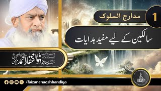 Salikeen Ke Liye Mufeed Hidayaat! | Peer Zulfiqar Ahmad Naqshbandi Mujaddidi DB | Madarij-us-Sulook