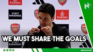 We DON'T have a 30/40 goalscorer... we have to SHARE them! | Mikel Arteta | Arsenal 5-0 Palace