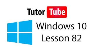 Windows 10 Tutorial - Lesson 82 - Notepad