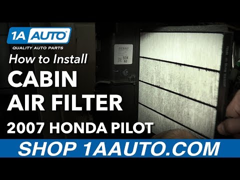 How to Install Replace Cabin Air Filter 2003-08 Honda Pilot How to Install Replace Cabin Air Filter 2003-08 Honda Pilot