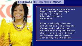 Ebikwata ku Jennifer Musisi