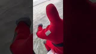 Hunter Rescued After Kayak Capsizes (Video 1)