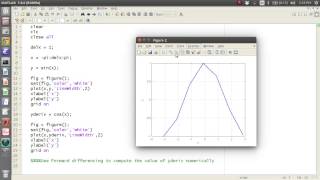 MATLAB Help - Forward Finite Differencing