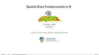Spatial Data Fundamentals with R