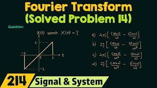 Fourier Transform (Solved Problem 14)