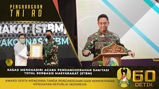 Kasad Menghadiri Acara Penganugerahan Sanitasi Total Berbasis Masyarakat Award⁣