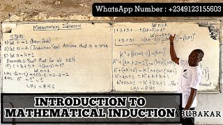 MATHEMATICAL INDUCTION (1) : [ Definition, Basics  steps, Example] #mathematicalinduction