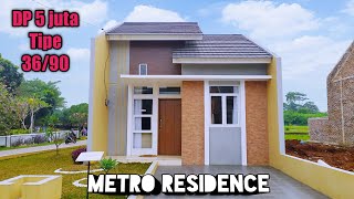 Metro Residence Cibinong Bogor DP Promo 5 Juta tipe 36/90 dekat tol Sentul