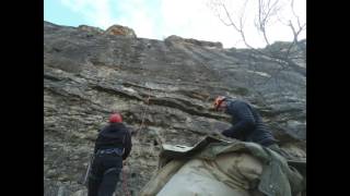 Cara Sur escalando en Patones - timelapse