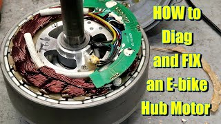 How to Diagnose and Replace a Hall sensor in a hub motor Step by Step instructions Himiway Error 24