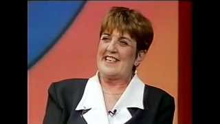 Maggie Kirkpatrick with Dieter Brummer on Gerry Kelly show - Prisoner Cell Block H 1996