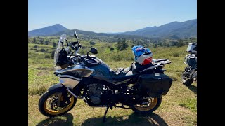 Darren Smart Crashes his CFMoto MT800 - Hear all Grunts and Groans....