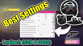 Best Forza Horizon 5 Logitech Wheel Settings (G29 & G920)