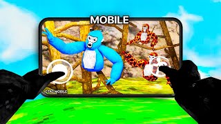 I Tried Playing Gorilla Tag MOBILE…