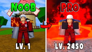 Magma Awakening Noob to Pro Level 1 to Max Level 2450 in Blox Fruits!