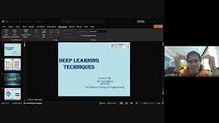 Two Days FDP on DEEP LEARNING TECHNIQUES   VNB &AGK College Day 1