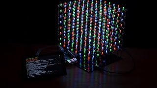 Raspberry Pi controlling a LED cube with Python