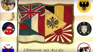 Anthems of the Entente Powers 1914 - Belgian National Anthem (Collab Video)