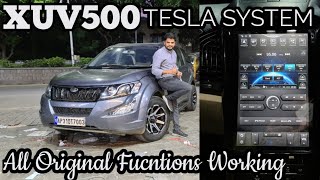 XUV 500 TESLA MUSIC SYSTEM || ALL FEATURES WORKING || PERFECT CANBUS || 360 CAMERA #9550010888