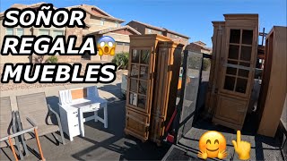 Lo que tiran en usa😱 SEÑOR SALE Y ME REGALA Muebles y Cortadora Completa😱