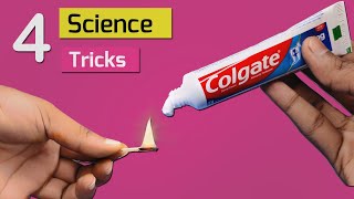 4 Simple Science Experiments  - Science Activities for School Students