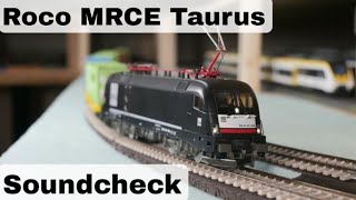 H0 Modellbahn: Roco MRCE Taurus Soundcheck