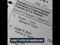 Americans voting early in record numbers in presidential election