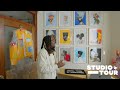 Graphic Designer's Art Studio Tour | Dallas