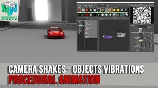 Maya Tutorial: Create Camera Shake and Object Vibrations - Jiggle Using 3D Textures