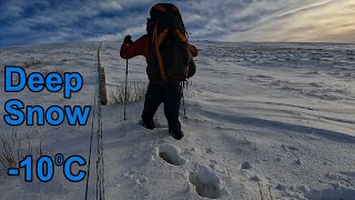 Winter backpacking and wild camp in the Yorkshire Dales.