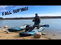 Dog's First Time Paddle Boarding on the Lake!