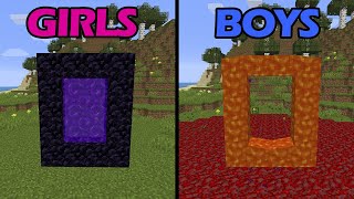 how boys and girls go to the nether world