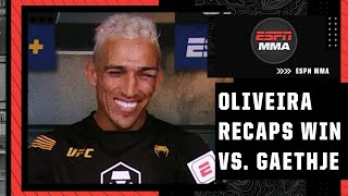 Charles Oliveira recaps UFC 274 win vs. Justin Gaethje | ESPN MMA