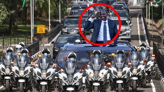 Watch President William Ruto heavy security unlike Uhuru Kenyatta during Mashujaa day celebration!!