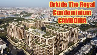 [4K] Drone Footage Along Street 2004 View of Orkide The Royal Condominium Beautiful Place.