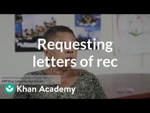 Requesting letters of recommendation Requesting letters of recommendation