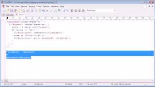 jQuery Tutorial - 59 - removeAttr