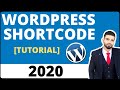 Wordpress Shortcode Tutorial: How To Add Shortcodes in 2020